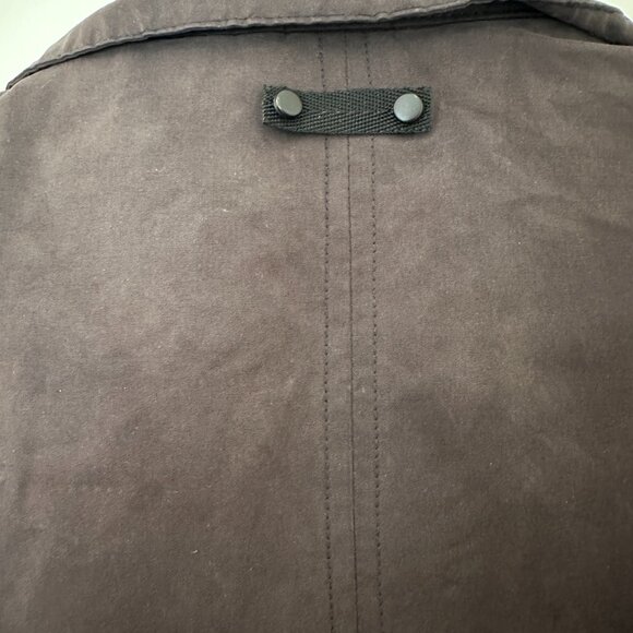 DKNY Black Brown Men's Jacket with hidden hood - Size M - Picture 8 of 9